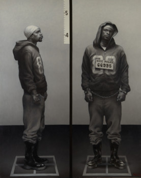 Œuvre contemporaine nommée « GARDE A VUE N ° 66995 », Réalisée par BRUET