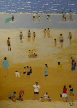 Œuvre contemporaine nommée « Arnerault' beach at La Flotte en Ré », Réalisée par PICH
