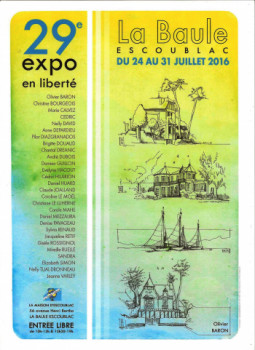Œuvre contemporaine nommée « La Baule-Escoublac - 29e Expo en Liberté », Réalisée par DANIEL HUARD