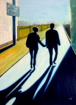 Œuvre contemporaine nommée « Rue des Solitudes / Street of Loneliness / Via delle Solitudini », Réalisée par JEAN-FRANçOIS ZANETTE