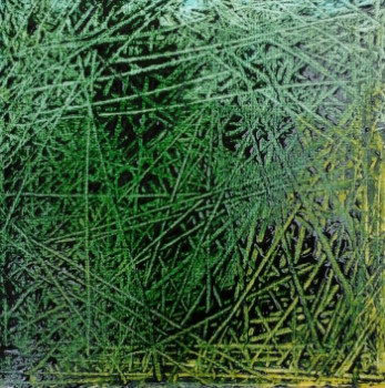 Œuvre contemporaine nommée « BRINS DE VERDURE II », Réalisée par MIREILLE MAURY