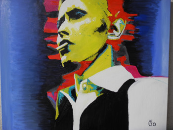 Œuvre contemporaine nommée « David Bowie », Réalisée par GEO