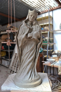 Œuvre contemporaine nommée « Virgen del pilar », Réalisée par PHILIPPE LE MONIES DE SAGAZAN