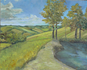 Œuvre contemporaine nommée « Moniès (paysage) », Réalisée par PHILIPPE LE MONIES DE SAGAZAN