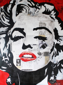 Œuvre contemporaine nommée « MARILYN MONROE «Fascination» », Réalisée par KATHLEENARTISTPRO