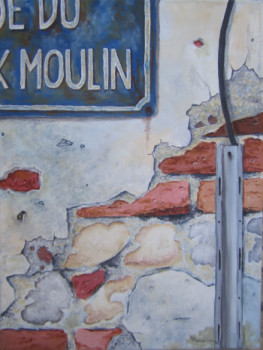 Œuvre contemporaine nommée « Rue du vieux moulin », Réalisée par PIERRE ROUANNE