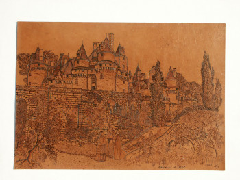 Œuvre contemporaine nommée « Chateau d'USSE 2003 », Réalisée par LAURENT SERRE