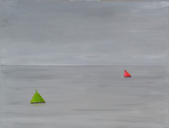 Œuvre contemporaine nommée « Marée dans la baie », Réalisée par LAURENT S
