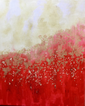 Œuvre contemporaine nommée « Pluie d or », Réalisée par PATRICIA DELEY