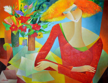 Œuvre contemporaine nommée « CORRESPONDANCE », Réalisée par FRANçOISE COLLANDRE