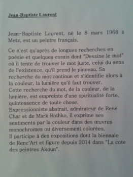 Œuvre contemporaine nommée « Jean-Baptiste LAURENT - Peintures abstraites », Réalisée par JBL PEINTURES ABSTRAITES