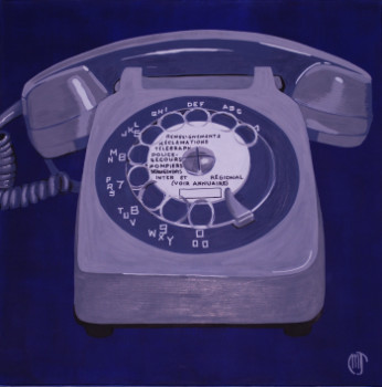 Œuvre contemporaine nommée « téléphone », Réalisée par MELANIE JOHNSON