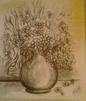 Œuvre contemporaine nommée « floralie », Réalisée par FARRUGIA