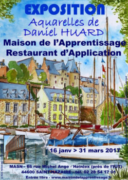 Œuvre contemporaine nommée « Expo perso au restaurant MASN  », Réalisée par DANIEL HUARD