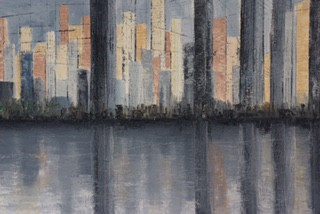 Œuvre contemporaine nommée « Manhattan », Réalisée par GWENAELLE EL SAYED