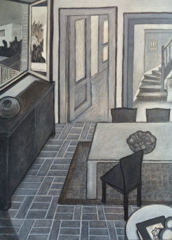 Œuvre contemporaine nommée « Le Salon », Réalisée par GWENAELLE EL SAYED