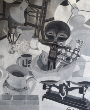 Œuvre contemporaine nommée « L'atelier », Réalisée par GWENAELLE EL SAYED
