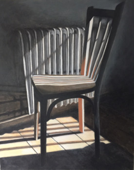 Œuvre contemporaine nommée « La Chaise », Réalisée par GWENAELLE EL SAYED