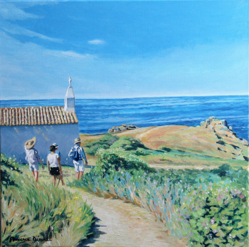 Œuvre contemporaine nommée « Ile d'Yeu, promenade côtière », Réalisée par MAXENCE GERARD