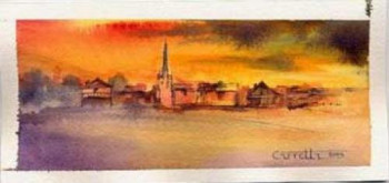 Œuvre contemporaine nommée « Lumières d'Alsace », Réalisée par CLAUDE CARRETTA