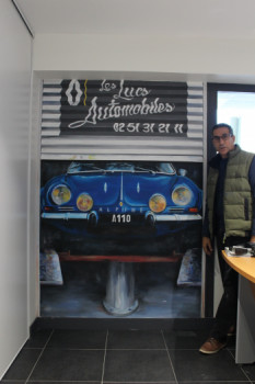 Œuvre contemporaine nommée « Alpine Renault A110 Berlinette », Réalisée par MICHEL AMIACHE