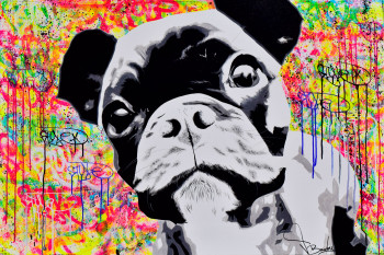 Œuvre contemporaine nommée « BULLDOG STYLE », Réalisée par VINCENT BARDOU