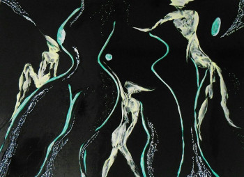 Œuvre contemporaine nommée « Ligne Océane : Vue de Jour », Réalisée par FLORE SCHNEIDER