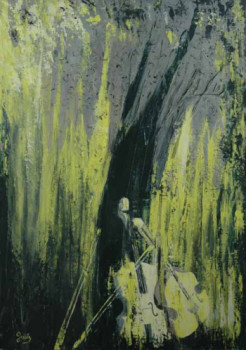 Œuvre contemporaine nommée « Adossés à un arbre », Réalisée par GUELY