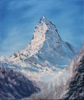 Œuvre contemporaine nommée « Mont Cervin (Matterhorn)  », Réalisée par NINO PONDITERRA