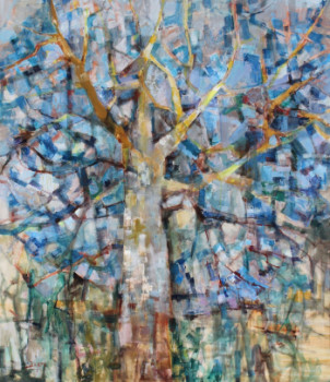 Œuvre contemporaine nommée « Lumière de mon arbre », Réalisée par LAUZERO