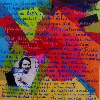 Œuvre contemporaine nommée « HONORE DE BALZAC », Réalisée par MIREILLE MAURY