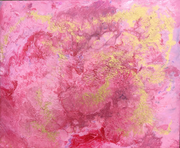 Œuvre contemporaine nommée « Le lac rose », Réalisée par PATRICIA DELEY