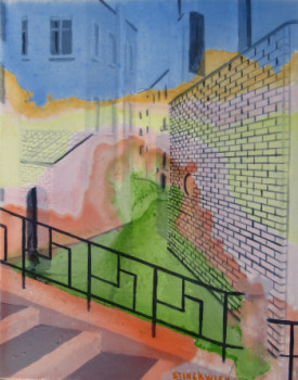 Œuvre contemporaine nommée « Evasion », Réalisée par STINCKWICH