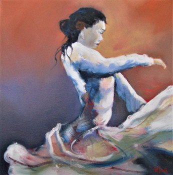 Œuvre contemporaine nommée « Danseuse de Sévillane », Réalisée par JEAN-NOëL LE JUNTER