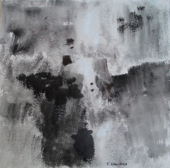 Œuvre contemporaine nommée « Noir et blanc », Réalisée par J. CAUMES