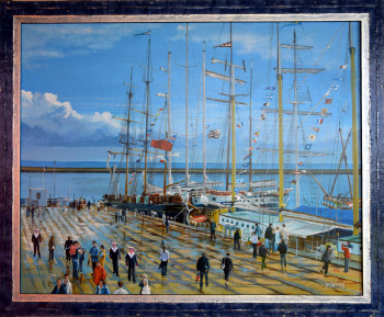 Œuvre contemporaine nommée « Brest 2008 », Réalisée par DESNOYERS
