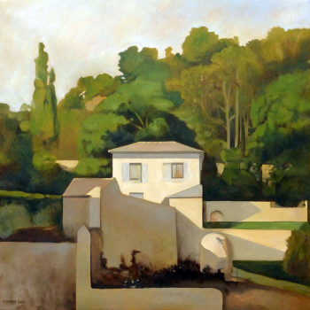 Œuvre contemporaine nommée « Paysage provençal 1 », Réalisée par PATRICE LANNOY
