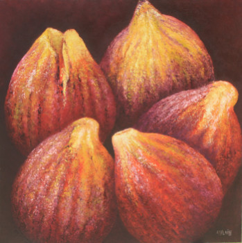 Œuvre contemporaine nommée « Quintet de figues », Réalisée par ADéLAïDE