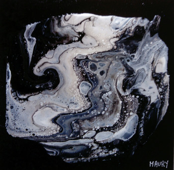 Œuvre contemporaine nommée « ONYX 2 », Réalisée par MIREILLE MAURY