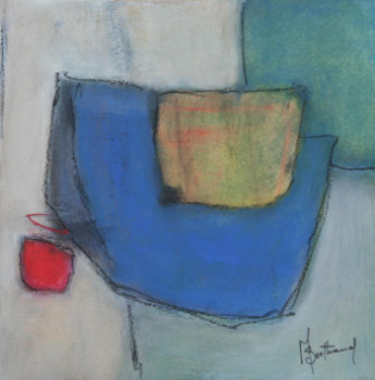 Œuvre contemporaine nommée « Simple composition tricolore », Réalisée par ALAIN BERTHAUD