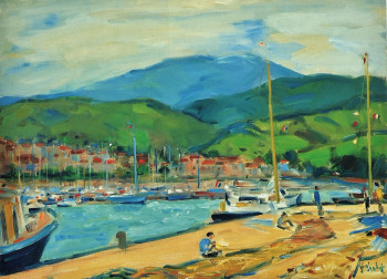 Œuvre contemporaine nommée « Port de Banyils », Réalisée par JEAN CHABOT