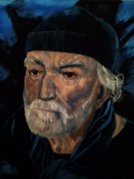 Œuvre contemporaine nommée « portrait célébre peintre Moa Bennani », Réalisée par ROBERT PABDI