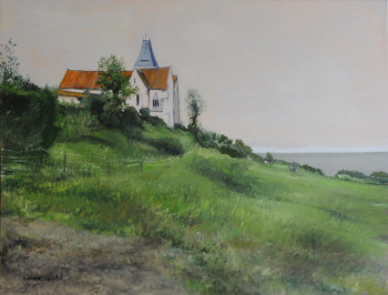 Œuvre contemporaine nommée « Eglise de Varengeville-sur-Mer », Réalisée par CORINNE QUIBEL