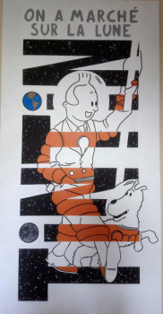 Œuvre contemporaine nommée « Tintin  », Réalisée par ALLEGORES