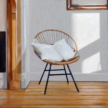 Œuvre contemporaine nommée « Intérieur N°55 », Réalisée par PATRICE LANNOY