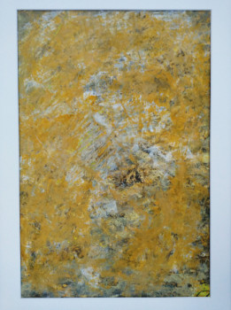 Œuvre contemporaine nommée « Jaune pierre », Réalisée par GRUBERT