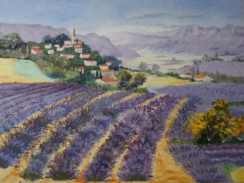 Œuvre contemporaine nommée « Paysage provençale », Réalisée par BOUTIN
