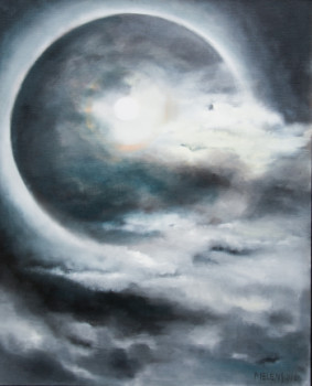 Œuvre contemporaine nommée « La lune », Réalisée par MARLEEN MELENS