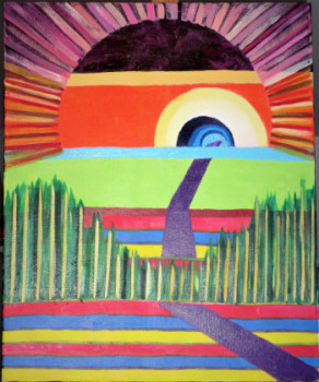 Œuvre contemporaine nommée « sphère 11    soleil », Réalisée par MARIE-LAURE MELINAND