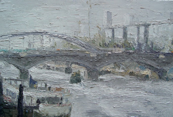 Œuvre contemporaine nommée « 8 Le pont d'Austerlitz », Réalisée par CHRISTIAN RENARD